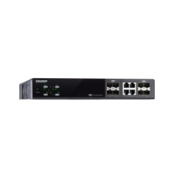 QNAP QSW-M804-4C commutateur réseau Géré 10G Ethernet (100/1000/10000) Noir (QSW-M804-4C)