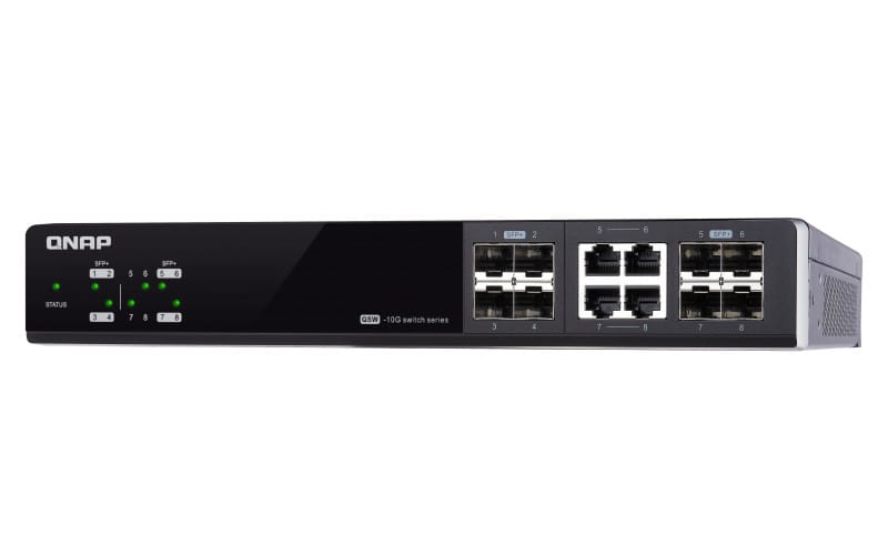 QNAP QSW-M804-4C commutateur réseau Géré 10G Ethernet (100/1000/10000) Noir (QSW-M804-4C) — image 6