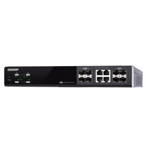 QNAP QSW-M804-4C commutateur réseau Géré 10G Ethernet (100/1000/10000) Noir (QSW-M804-4C)
