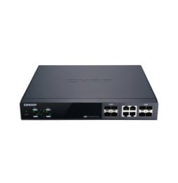 QNAP QSW-M804-4C commutateur réseau Géré 10G Ethernet (100/1000/10000) Noir (QSW-M804-4C)