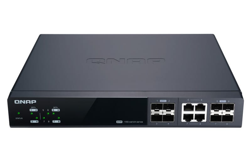QNAP QSW-M804-4C commutateur réseau Géré 10G Ethernet (100/1000/10000) Noir (QSW-M804-4C) — image 7