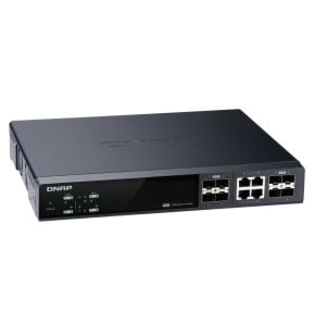 QNAP QSW-M804-4C commutateur réseau Géré 10G Ethernet (100/1000/10000) Noir (QSW-M804-4C)