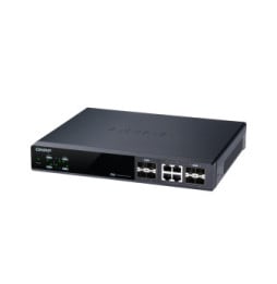 QNAP QSW-M804-4C commutateur réseau Géré 10G Ethernet (100/1000/10000) Noir (QSW-M804-4C)