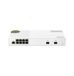 QNAP QSW-M2108-2S commutateur réseau Géré L2 2.5G Ethernet (100/1000/2500) Gris (QSW-M2108-2S)