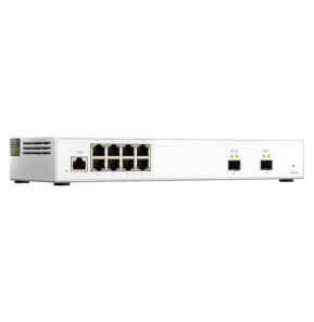 QNAP QSW-M2108-2S commutateur réseau Géré L2 2.5G Ethernet (100/1000/2500) Gris (QSW-M2108-2S)