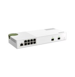 QNAP QSW-M2108-2S commutateur réseau Géré L2 2.5G Ethernet (100/1000/2500) Gris (QSW-M2108-2S)