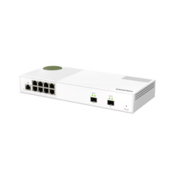 QNAP QSW-M2108-2S commutateur réseau Géré L2 2.5G Ethernet (100/1000/2500) Gris (QSW-M2108-2S)