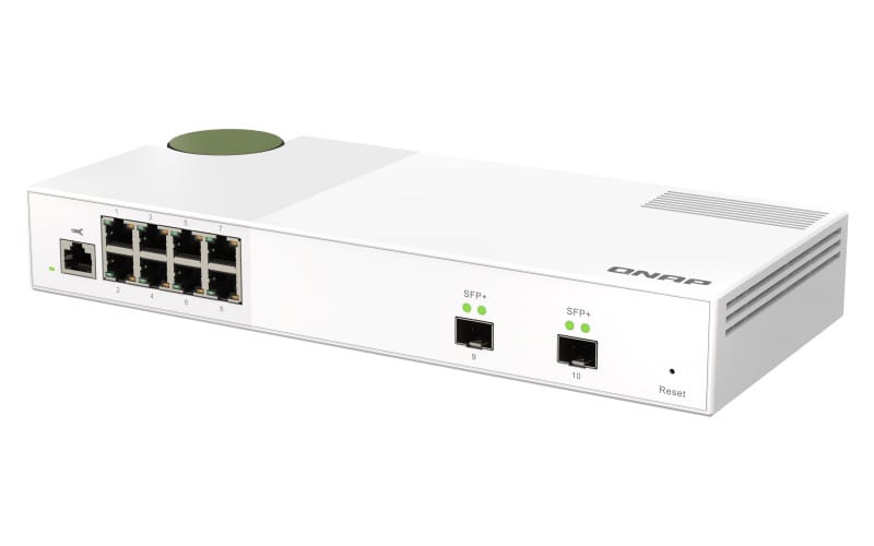 QNAP QSW-M2108-2S commutateur réseau Géré L2 2.5G Ethernet (100/1000/2500) Gris (QSW-M2108-2S) — image 6
