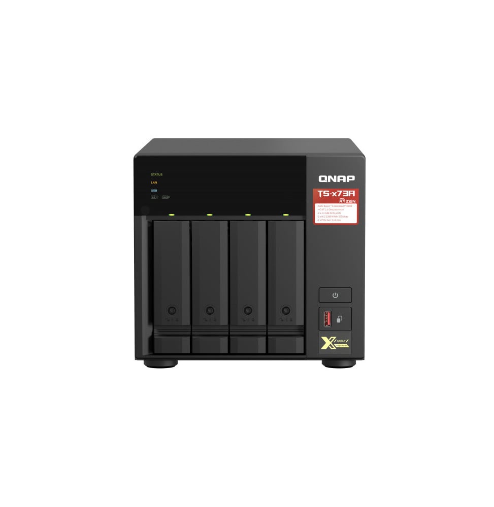 QNAP TS-473A NAS Tower Ethernet/LAN Noir V1500B (TS-473A-8G)