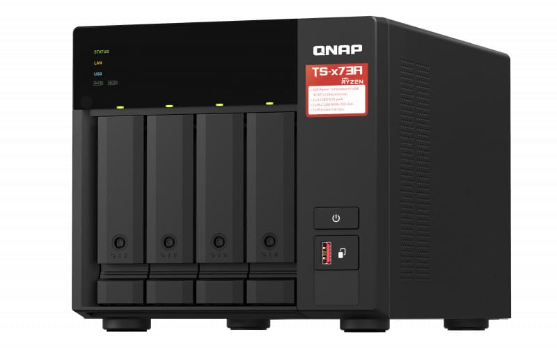 QNAP TS-473A NAS Tower Ethernet/LAN Noir V1500B (TS-473A-8G) — image 7