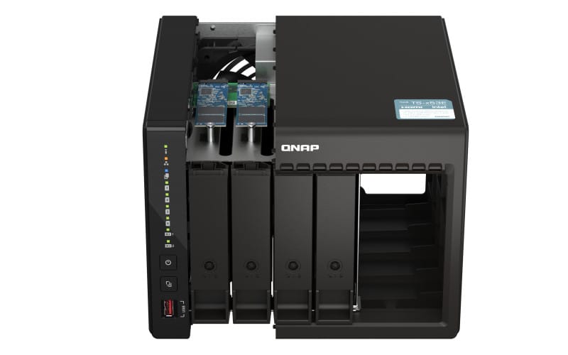 QNAP TS-453E NAS Tower Ethernet/LAN Noir J6412 (TS-453E-8G) — image 3