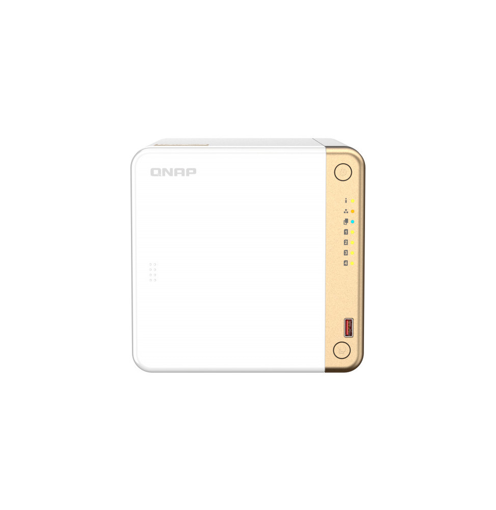 QNAP TS-462-2G serveur de stockage NAS Tower Ethernet/LAN Blanc N4505 (TS-462-2G)