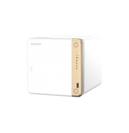 QNAP TS-462-2G serveur de stockage NAS Tower Ethernet/LAN Blanc N4505 (TS-462-2G)