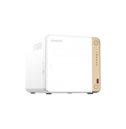 QNAP TS-462-2G serveur de stockage NAS Tower Ethernet/LAN Blanc N4505 (TS-462-2G)