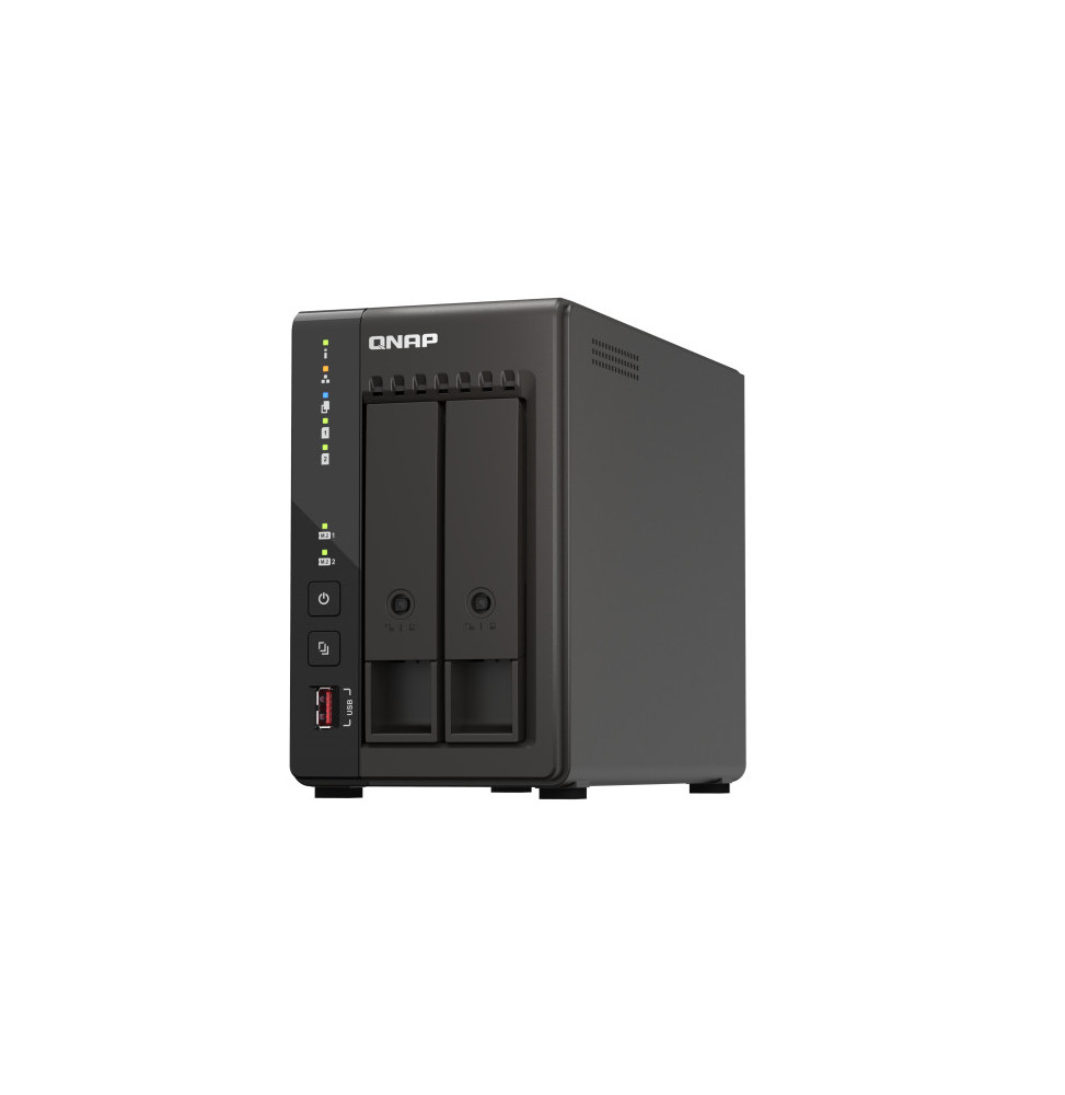 QNAP TS-253E NAS Tower Ethernet/LAN Noir J6412 (TS-253E-8G)