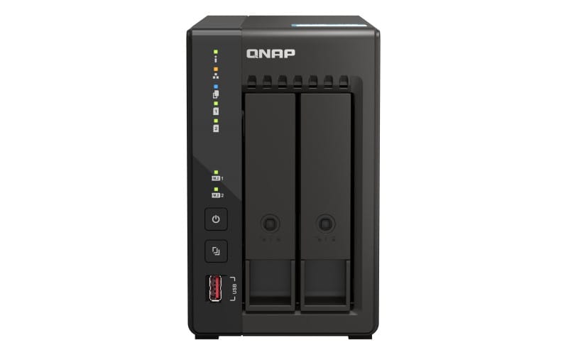 QNAP TS-253E NAS Tower Ethernet/LAN Noir J6412 (TS-253E-8G) — image 2
