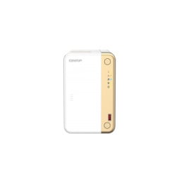 QNAP TS-262 NAS Tower Ethernet/LAN Or, Blanc N4505 (TS-262-4G)