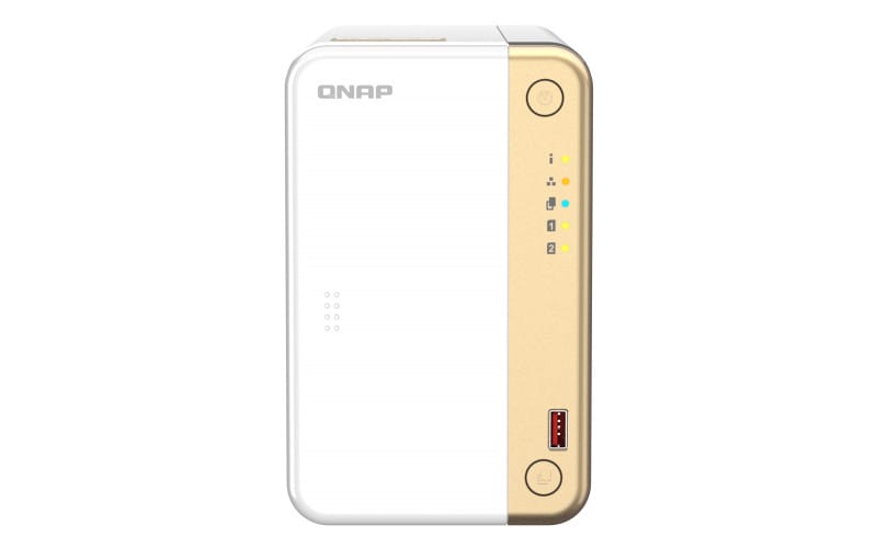 QNAP TS-262 NAS Tower Ethernet/LAN Or, Blanc N4505 (TS-262-4G) — image 2