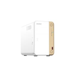 QNAP TS-262 NAS Tower Ethernet/LAN Or, Blanc N4505 (TS-262-4G)