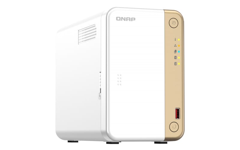 QNAP TS-262 NAS Tower Ethernet/LAN Or, Blanc N4505 (TS-262-4G) — image 3