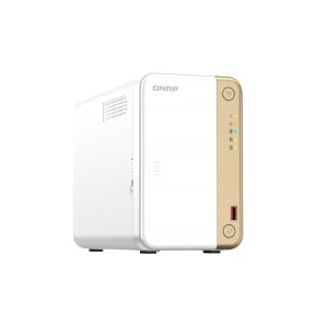 QNAP TS-262 NAS Tower Ethernet/LAN Or, Blanc N4505 (TS-262-4G)