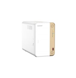 QNAP TS-262 NAS Tower Ethernet/LAN Or, Blanc N4505 (TS-262-4G)