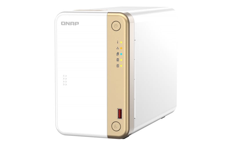 QNAP TS-262 NAS Tower Ethernet/LAN Or, Blanc N4505 (TS-262-4G) — image 5
