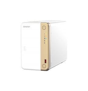 QNAP TS-262 NAS Tower Ethernet/LAN Or, Blanc N4505 (TS-262-4G)