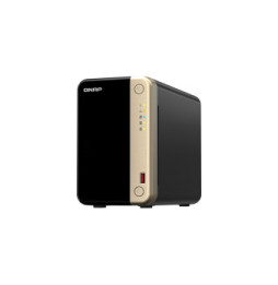 QNAP TS-264 NAS Tower Ethernet/LAN Noir, Or N5095 (TS-264-8G)