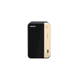 QNAP TS-264 NAS Tower Ethernet/LAN Noir, Or N5095 (TS-264-8G)