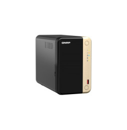 QNAP TS-264 NAS Tower Ethernet/LAN Noir, Or N5095 (TS-264-8G)