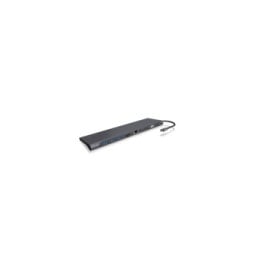 ICY BOX IB-DK2102-C Avec fil USB 3.2 Gen 1 (3.1 Gen 1) Type-C Anthracite, Noir (60389)