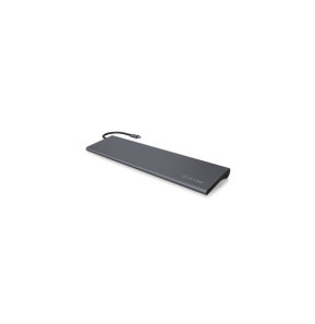 ICY BOX IB-DK2102-C Avec fil USB 3.2 Gen 1 (3.1 Gen 1) Type-C Anthracite, Noir (60389)