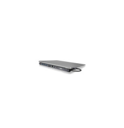 ICY BOX IB-DK2102-C Avec fil USB 3.2 Gen 1 (3.1 Gen 1) Type-C Anthracite, Noir (60389)