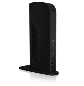 ICY BOX IB-DK2242AC Avec fil USB 3.2 Gen 1 (3.1 Gen 1) Type-A Noir (60333)