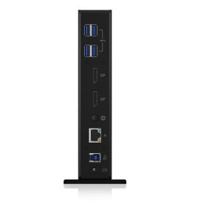 ICY BOX IB-DK2242AC Avec fil USB 3.2 Gen 1 (3.1 Gen 1) Type-A Noir (60333)