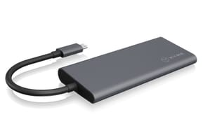ICY BOX IB-DK4022-CPD Avec fil USB 3.2 Gen 1 (3.1 Gen 1) Type-C Anthracite, Noir (60455) — image 3