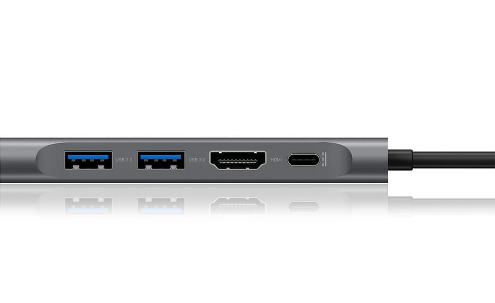 ICY BOX IB-DK4022-CPD Avec fil USB 3.2 Gen 1 (3.1 Gen 1) Type-C Anthracite, Noir (60455) — image 5