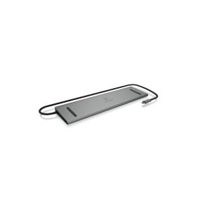 ICY BOX IB-DK2106-C Avec fil USB 3.2 Gen 1 (3.1 Gen 1) Type-C Anthracite, Noir (60629)