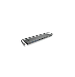 ICY BOX IB-DK2106-C Avec fil USB 3.2 Gen 1 (3.1 Gen 1) Type-C Anthracite, Noir (60629)