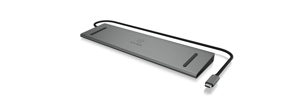 ICY BOX IB-DK2106-C Avec fil USB 3.2 Gen 1 (3.1 Gen 1) Type-C Anthracite, Noir (60629) — image 3