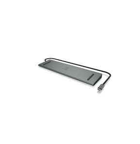 ICY BOX IB-DK2106-C Avec fil USB 3.2 Gen 1 (3.1 Gen 1) Type-C Anthracite, Noir (60629)