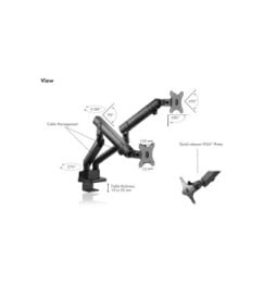 ICY BOX IB-MS314-T 81,3 cm (32") Noir Bureau (60715)