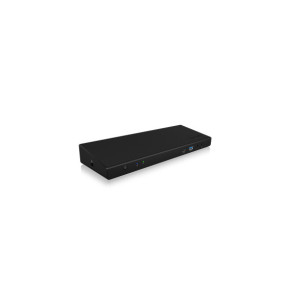 ICY BOX IB-DK2244AC Avec fil USB 3.2 Gen 1 (3.1 Gen 1) Type-C Noir (60573)