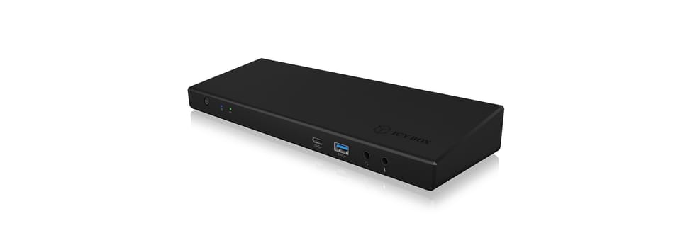 ICY BOX IB-DK2244AC Avec fil USB 3.2 Gen 1 (3.1 Gen 1) Type-C Noir (60573) — image 2