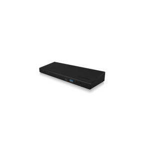 ICY BOX IB-DK2244AC Avec fil USB 3.2 Gen 1 (3.1 Gen 1) Type-C Noir (60573)