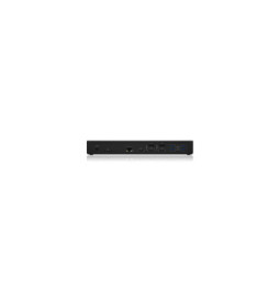ICY BOX IB-DK2244AC Avec fil USB 3.2 Gen 1 (3.1 Gen 1) Type-C Noir (60573)