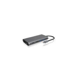 ICY BOX IB-DK4050-CPD Avec fil USB 3.2 Gen 1 (3.1 Gen 1) Type-C Anthracite (60718)