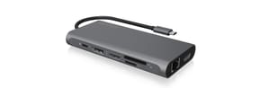 ICY BOX IB-DK4050-CPD Avec fil USB 3.2 Gen 1 (3.1 Gen 1) Type-C Anthracite (60718) — image 2