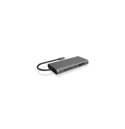 ICY BOX IB-DK4050-CPD Avec fil USB 3.2 Gen 1 (3.1 Gen 1) Type-C Anthracite (60718)